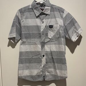 Tony Hawk Gray Striped Button Down Shirt